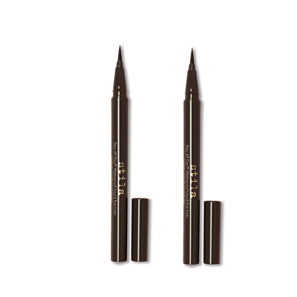 1/2 PRICE! ✅ 2 x Stila #DARK BROWN Stay All Day Waterproof Liquid Eyeliners - Picture 6 of 6